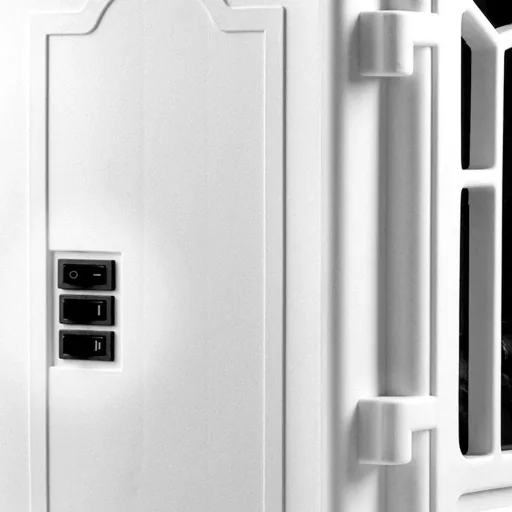 Elektrischer Kamin mit Heizung und Kamineffekt 2000W weiß