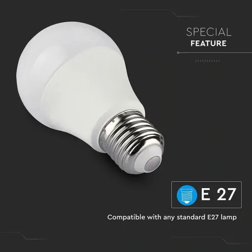 VT-5119 LED WiFi intelligente Lampe - 10W - RGB+W - E27