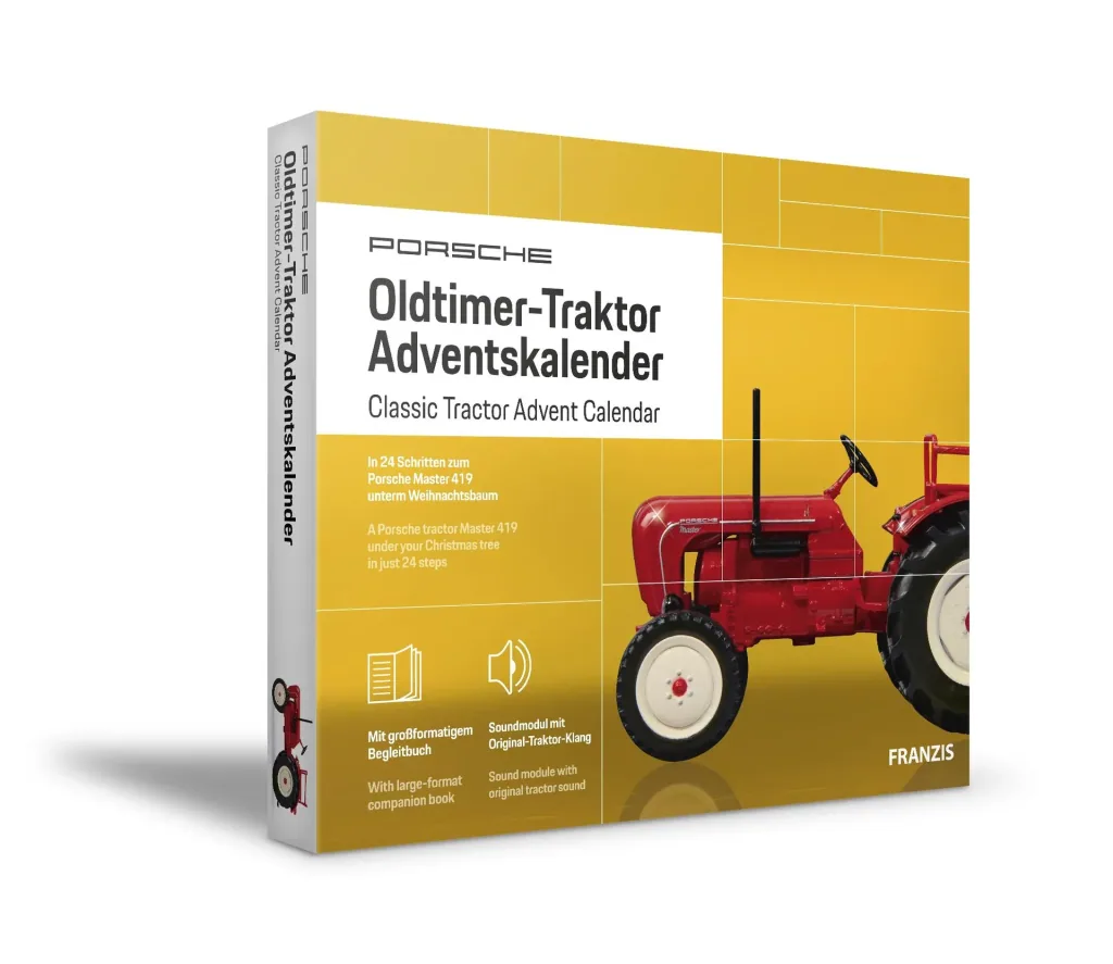 Porsche Oldtimer-Traktor Adventskalender