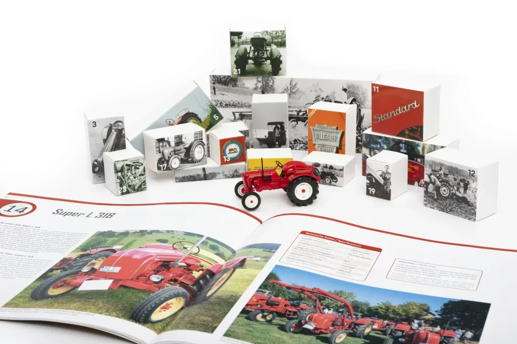 Porsche Oldtimer-Traktor Adventskalender