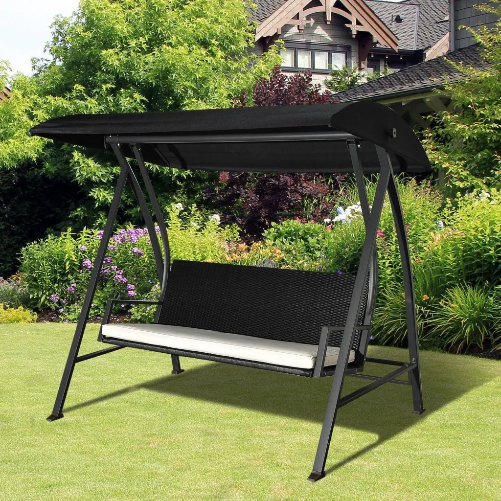 Rattan Gartenschaukel