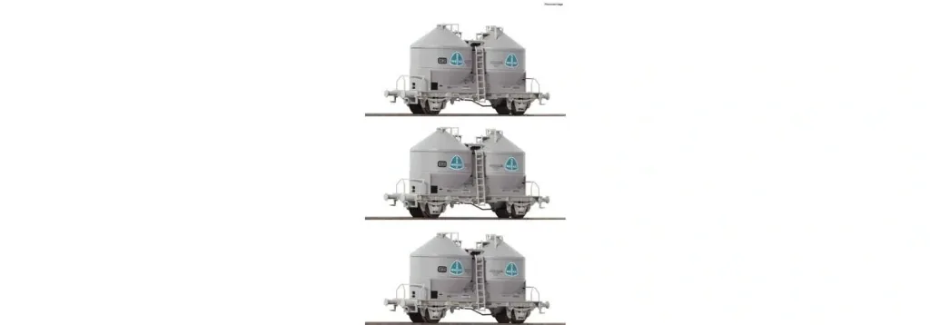 3er Set Silowagen DB