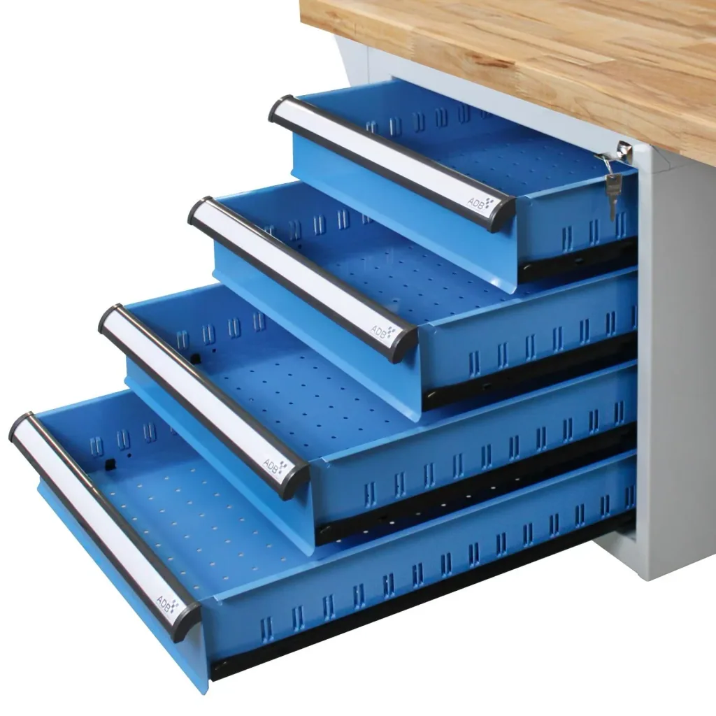 Werkbank mit Schubladenbox 4 SL 1500
