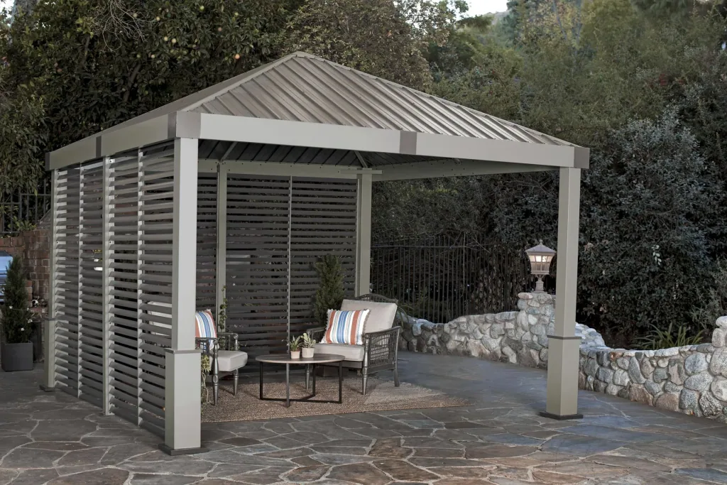 Sojag Pavillon Nanda 12 x 12 champagner taupe