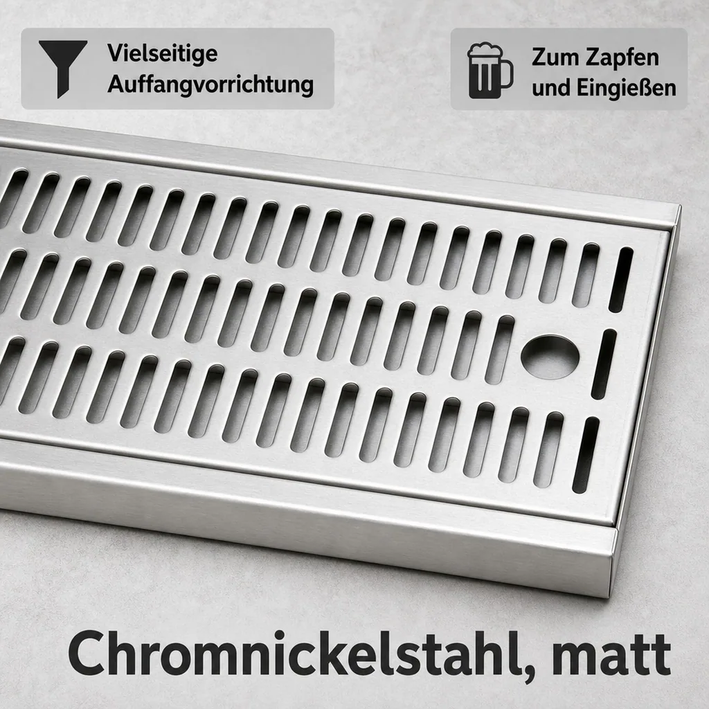 Tropfblech, Abtropfblech, Tropfschale - 700 x 300 x 27 mm