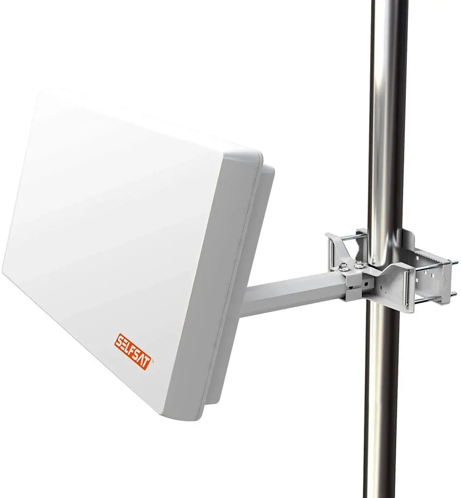 Sat Flachantenne mit Twin LNB