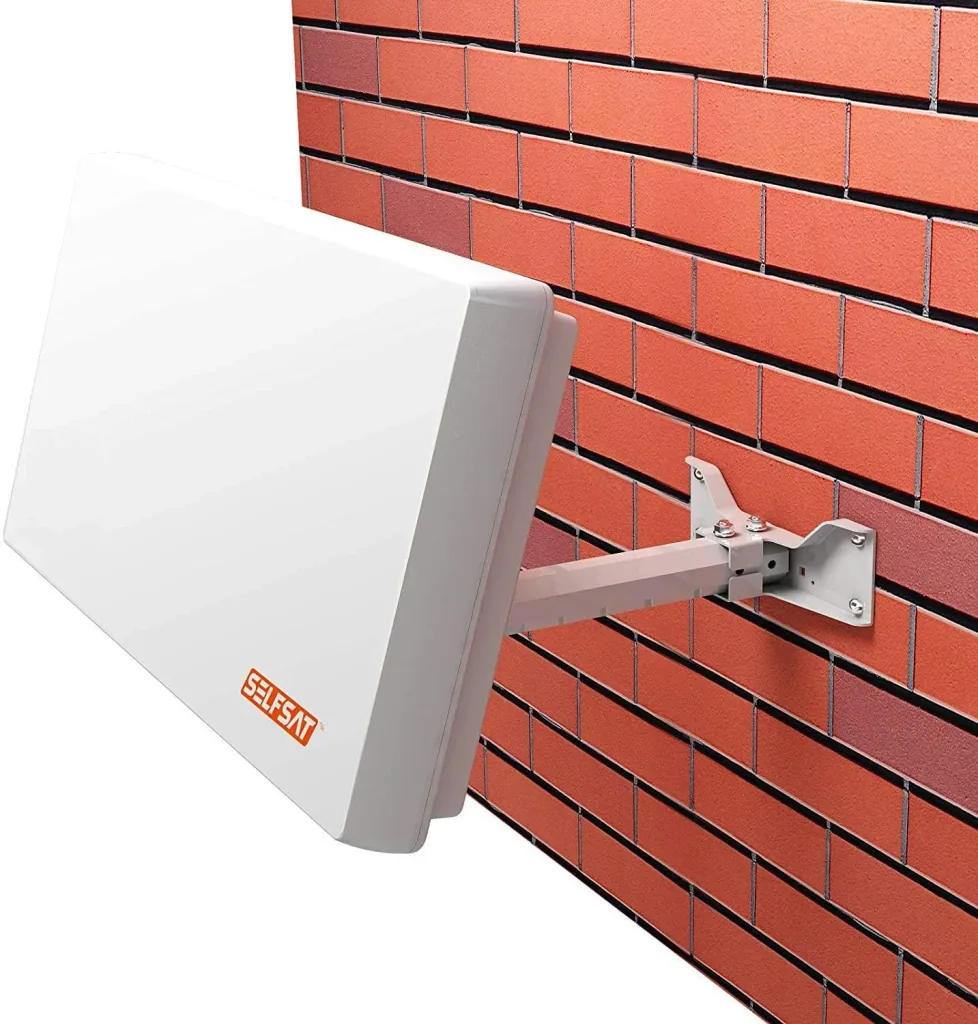 Sat Flachantenne mit Twin LNB