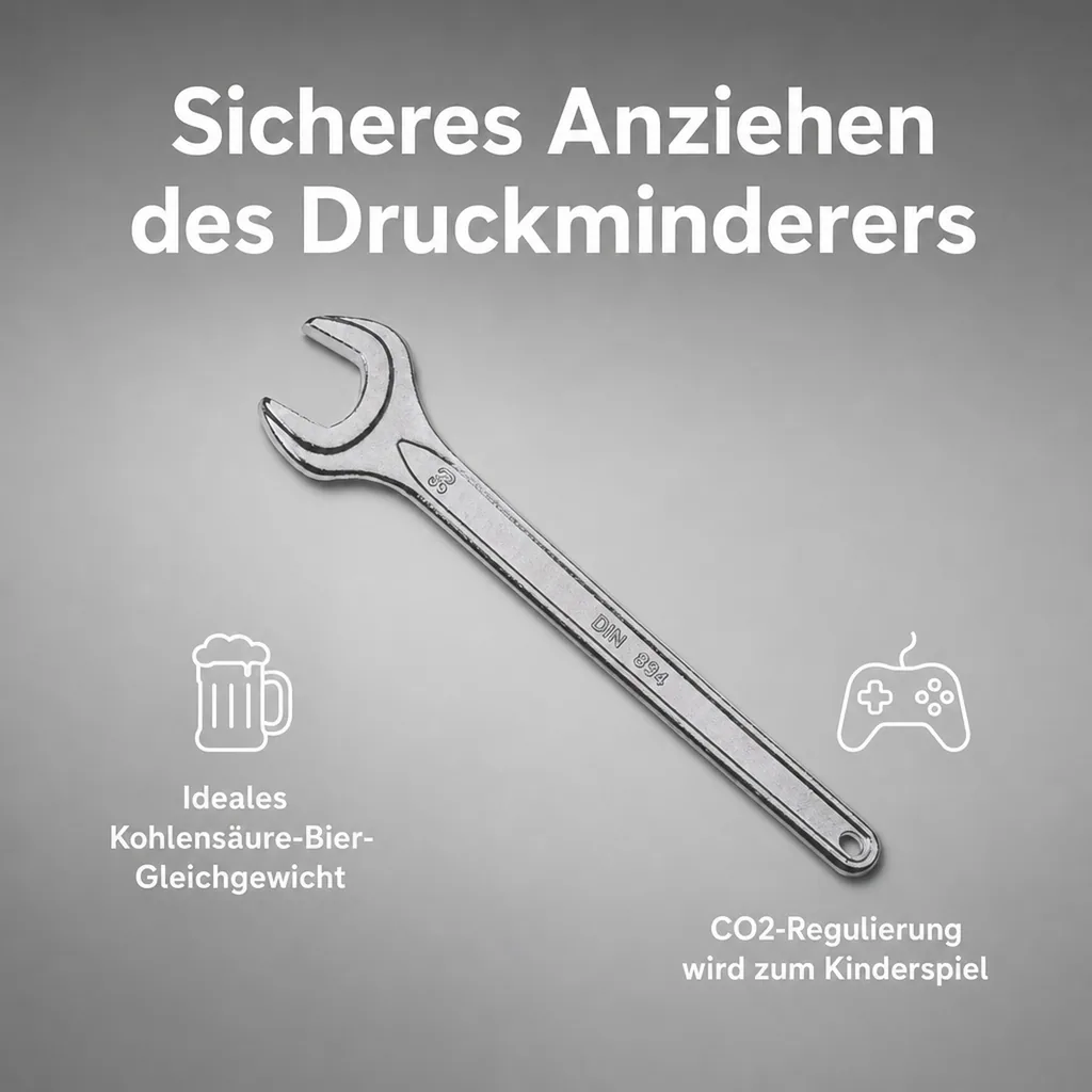 CO2 schlüssel, Kohlensäureschlüssel - "sechskant"