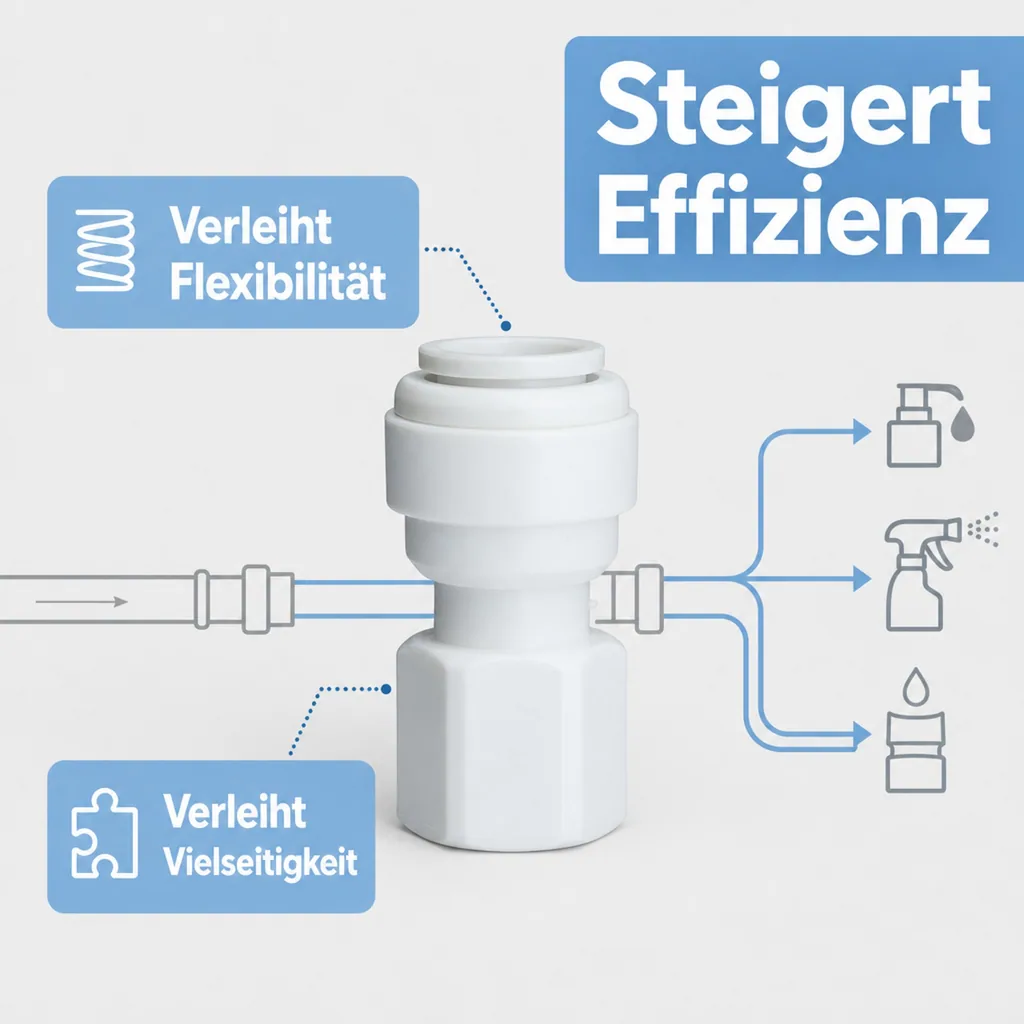 Adapter 3/8 Aufschraub 3/8 Einsteck