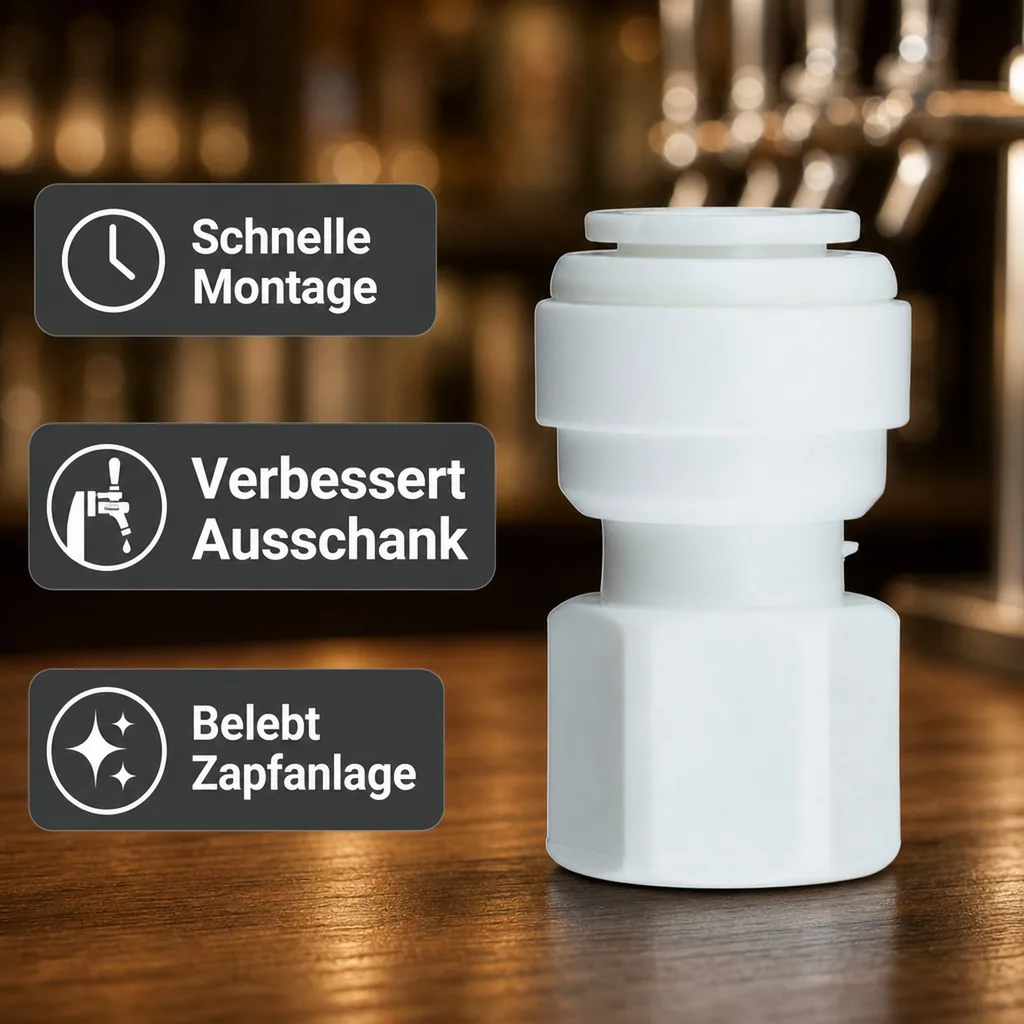 Adapter 3/8 Aufschraub 3/8 Einsteck