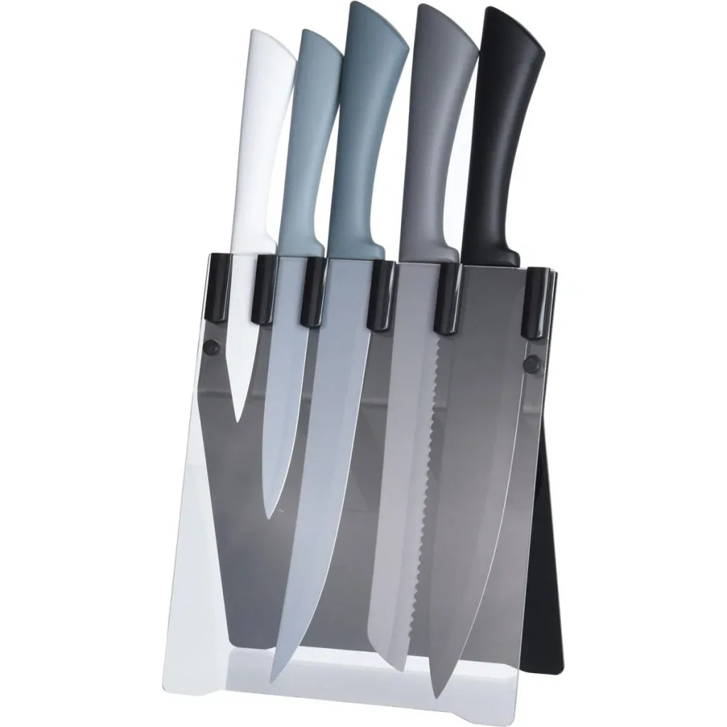 Messerset mit Messerblock -modern