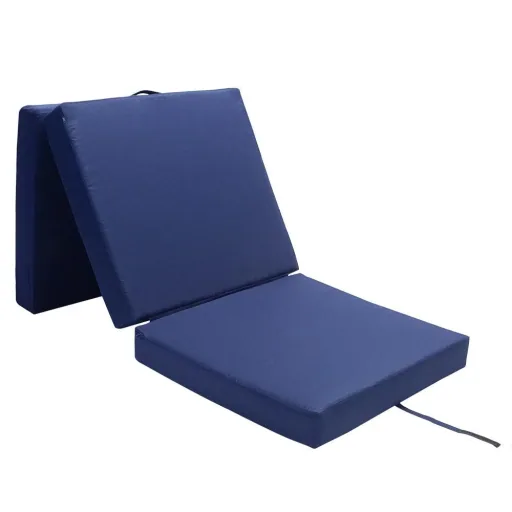 Matratze blau 190x70x10cm faltbar
