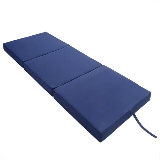 Matratze blau 190x70x10cm faltbar