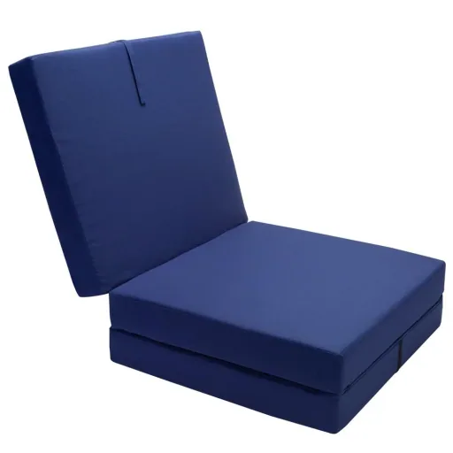 Matratze blau 190x70x10cm faltbar
