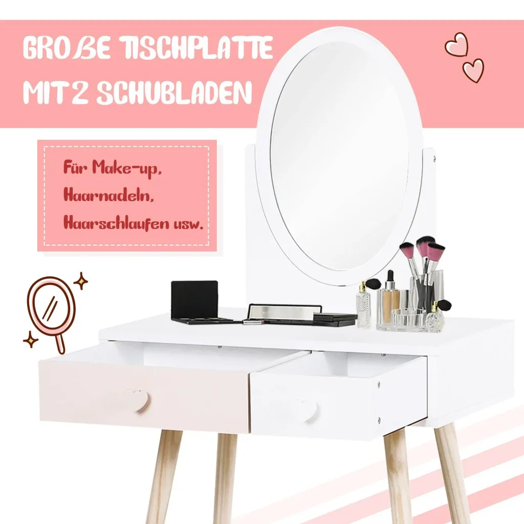 Kinder Schminktisch mit Spiegel