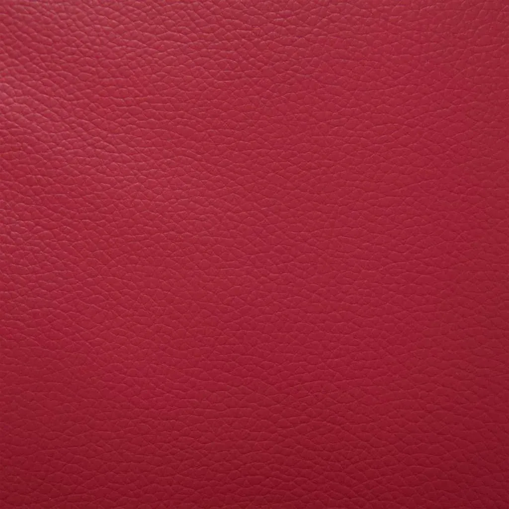 Sessel Würfel-Kunstleder rot