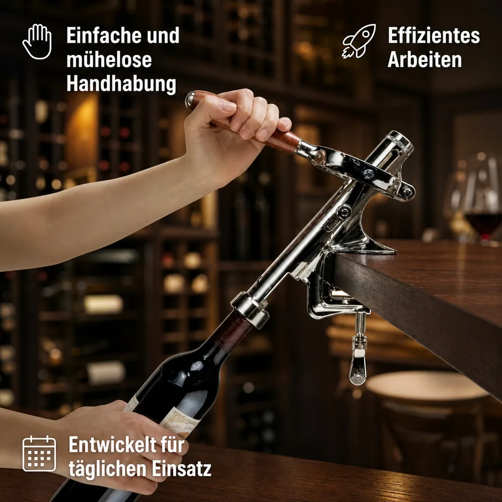 Ersatzspindel für Weinflaschenöffner / Weinflaschenentkorker - Langlebig & Präzise