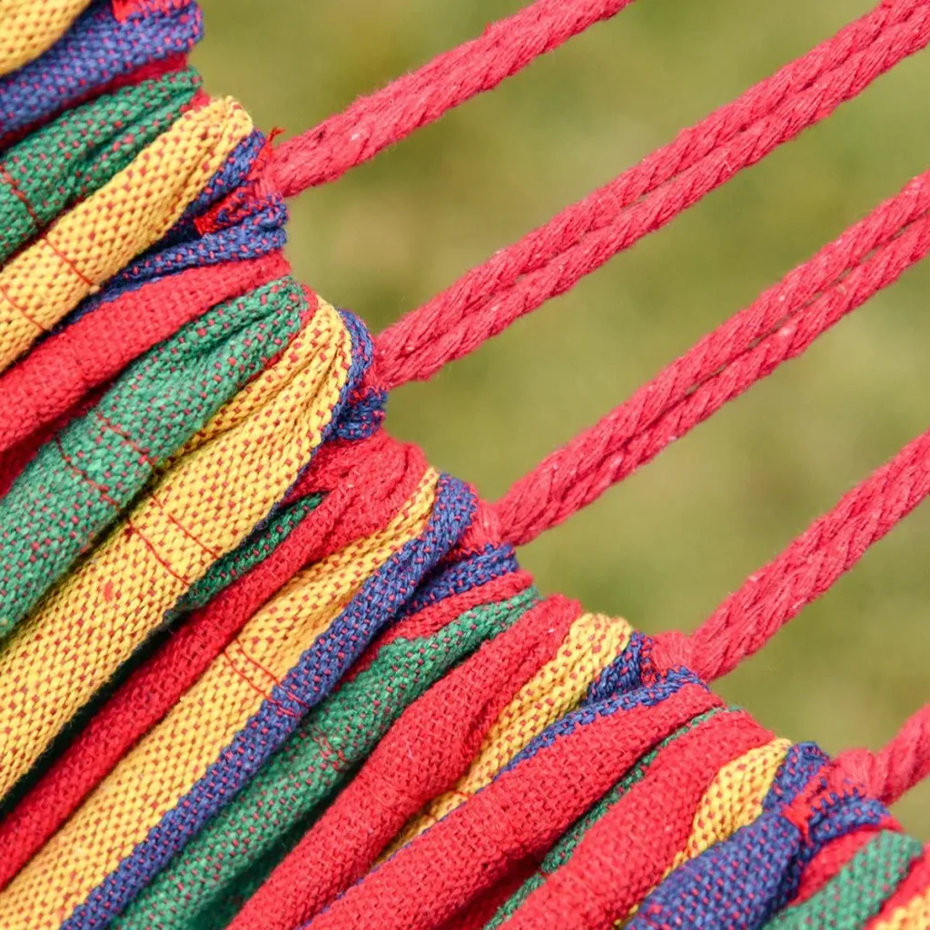 Hängematte mit Gestell bunt