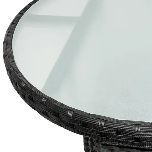 Poly Rattan Rund Beistelltisch / Tu
