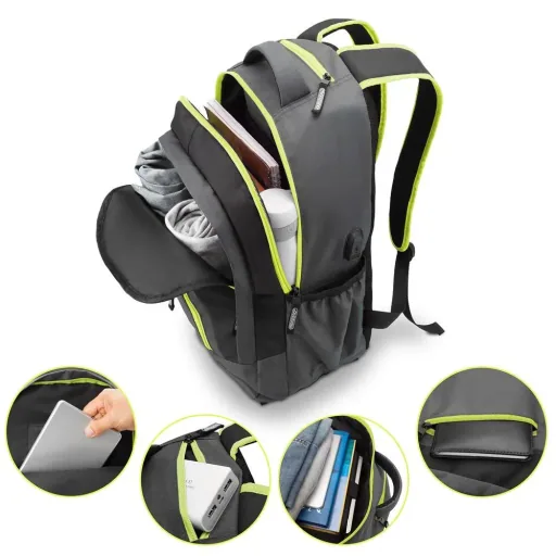 Sport- und Freizeit Rucksack 35L grau/grün