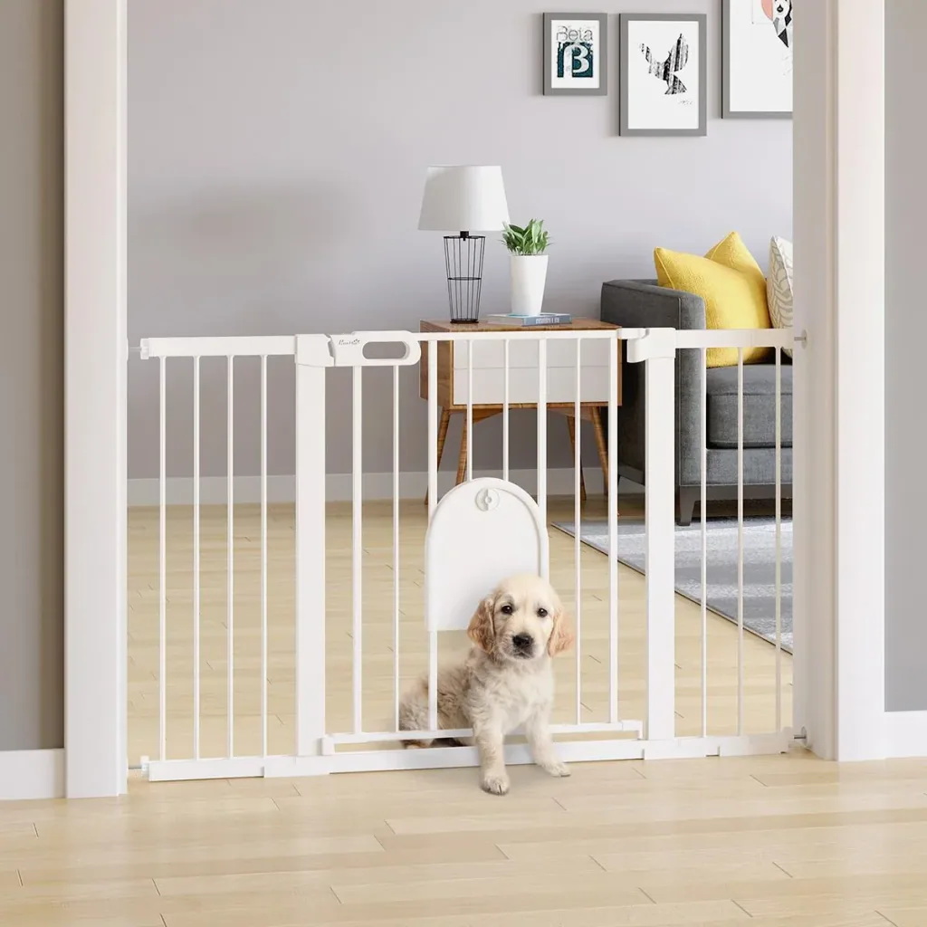 Hunde Absperrgitter 131 cm x 2 cm x 76 cm