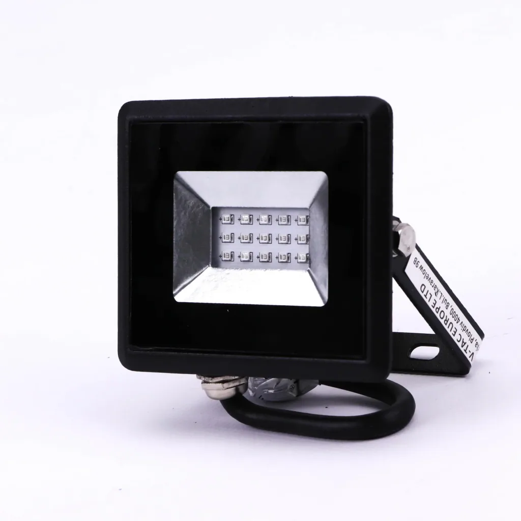 VT-4011 10W Strahler mit blauem Licht - IP65 - Atmosphärische Beleuchtung
