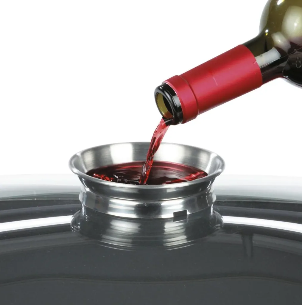 Oval stainless steel roaster 3-in-1 – 8.5L roaster + 4L lid + aroma valve lid