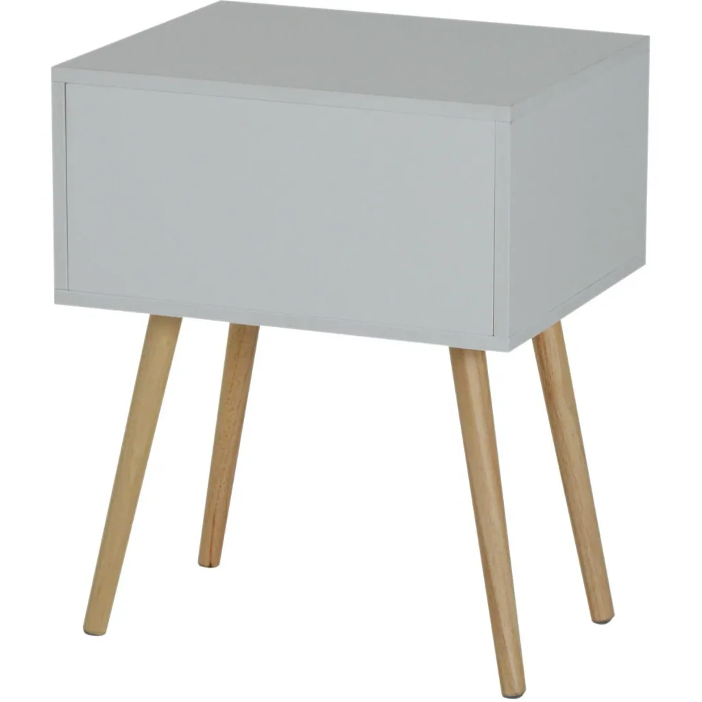 Nachttisch Nachtschrank Nachtkommode Konsole Beistelltisch 2 x Schublade Holz 48 x 40 x 60 cm