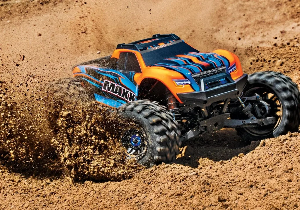 MAXX 1:10 RTR TSM SR VXL-4S Regler ohne Akku/Lader 1/10 Monster-Truck Brushless orange