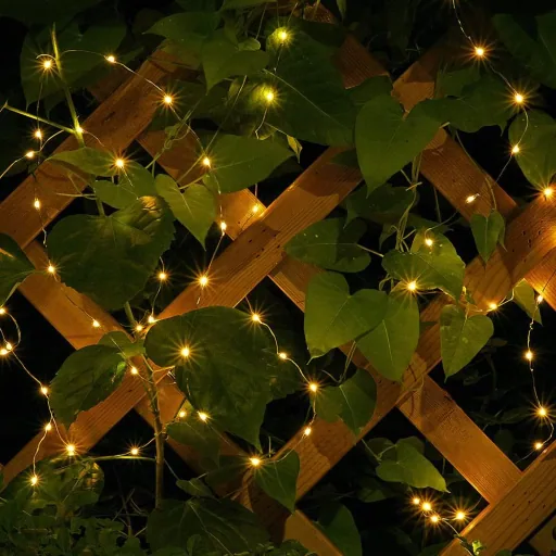 Silberdraht Weihnachten 200 LEDs Innen/Außen