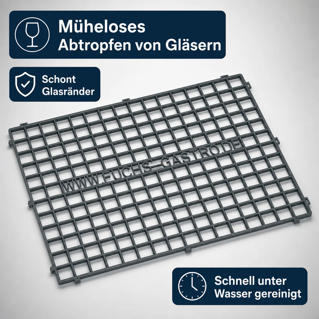 Gläser Abtropfmatte, 40 x 30 cm