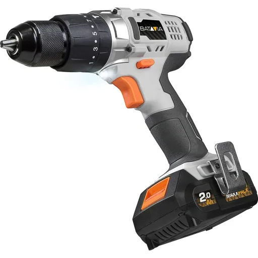 18V LI-ION ACCUBOORMACHINE MIT KLOPFUNKTIONIntegriert 2x 2,0 Ah Batterien im Koffer MAXXPACK COLLECTION