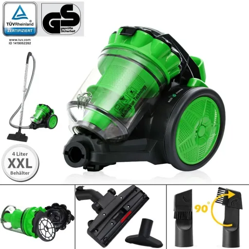 Staubsauger - max. 900 Watt - Eco Power - Multi Zyklon Grün