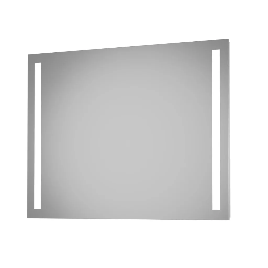 Badezimmerspiegel mit Beleuchtung, "Light" - 100 x 70 cm - Lichtfarbe neutralweiß