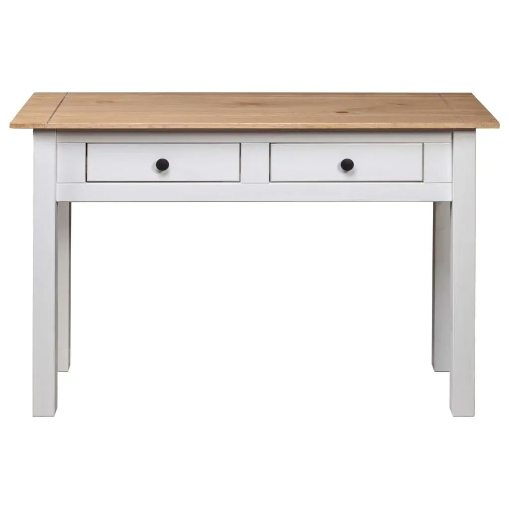Wandtisch Panama Range 110x40x72 cm Kiefer massiv weiß