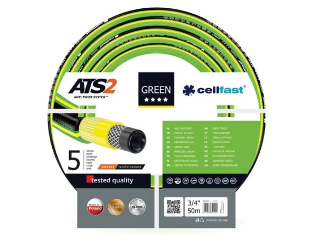 CELLFAST - GARTENSCHLAUCH - GRÜN ATS2 - 3/4" - 50 m