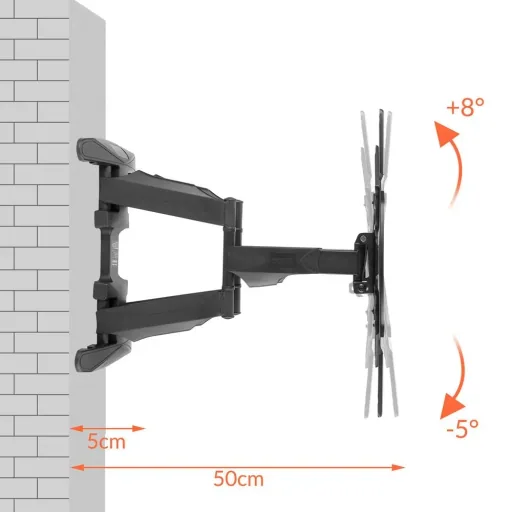 TV-Wandhalterung 32-75 Zoll Schwarz