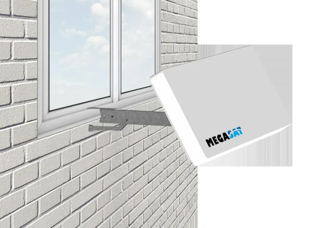 Megasat Flachantenne D1 Profi-Line - Geeignet für 1 Teilnehmer