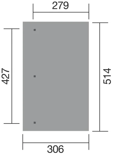 Terrassenüberdachung "Salsa", Gr. 4, 514 x 306 cm