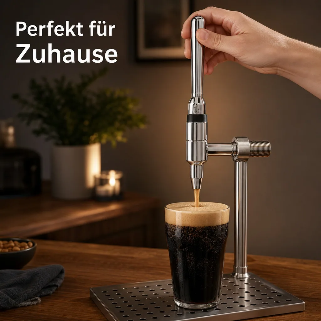 Zapfhahn Guinness, Hahn Bier Stout, Edelstahl, 5/8 35mm, Gewindelänge: 35 mm