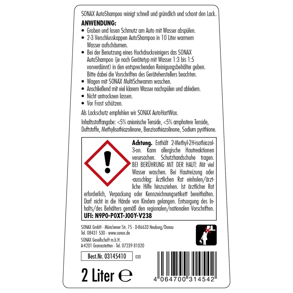 Auto Shampoo Konzentrat 2 l