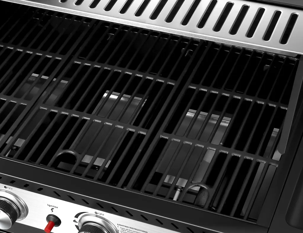 Gasgrill / Grillwagen Burlington 4 Hauptbrenner +1 Seitenbrenner, Grillfäche 70 x 42 cm