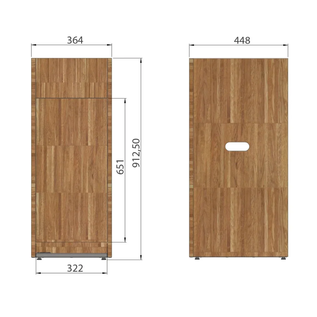 Unterschrank für Zapfanlage, Bierzapfanlage, Bierkühler - Pygmy Pro Kitchen