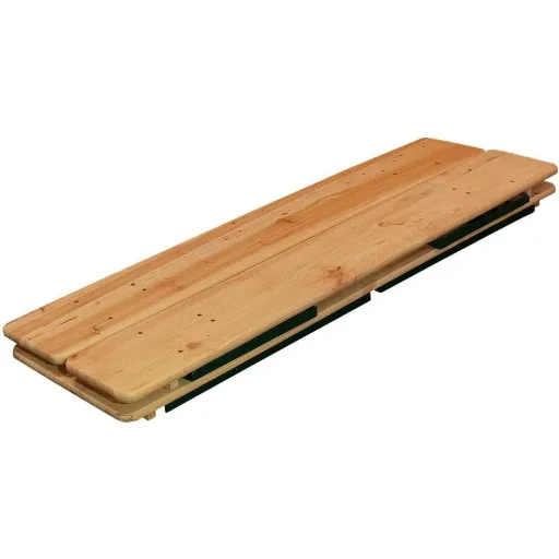 Biertisch und Bank - Holz 1,7m