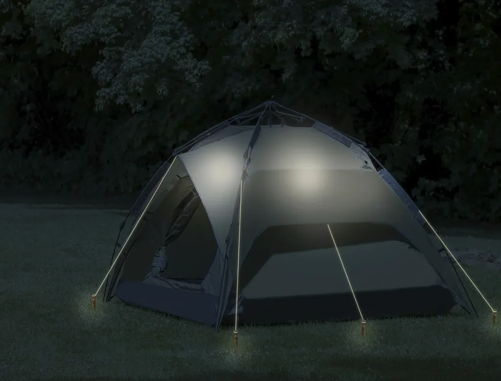 Abspannseile reflektierend, 4 mm, 4 m Länge, 4 Stück