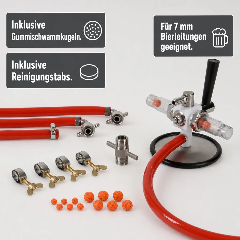 Reinigungsset, Bierleitungsreiniger Set - DELFIN