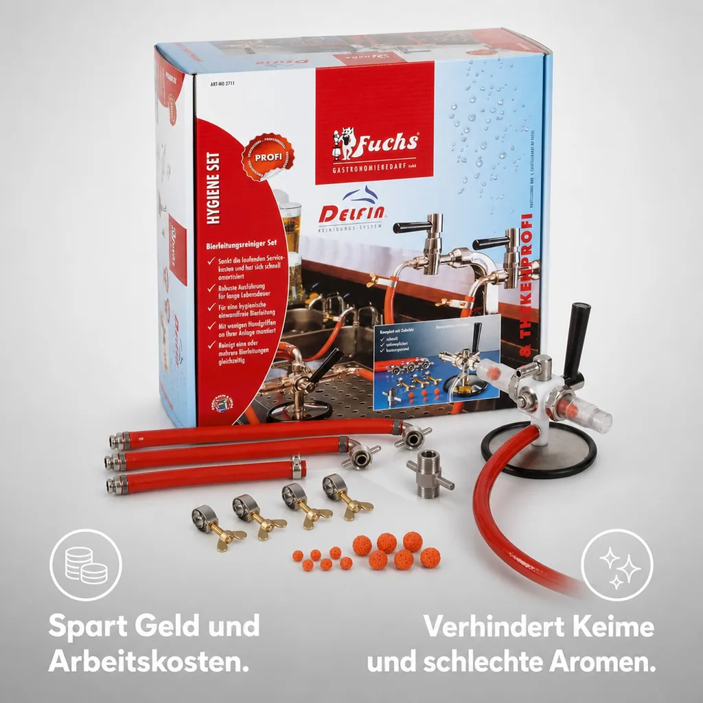 Reinigungsset, Bierleitungsreiniger Set - DELFIN
