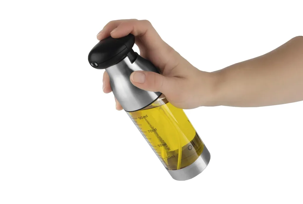 Sprühflasche Essig und Öl 2in1, Edelstahl, 200 ml