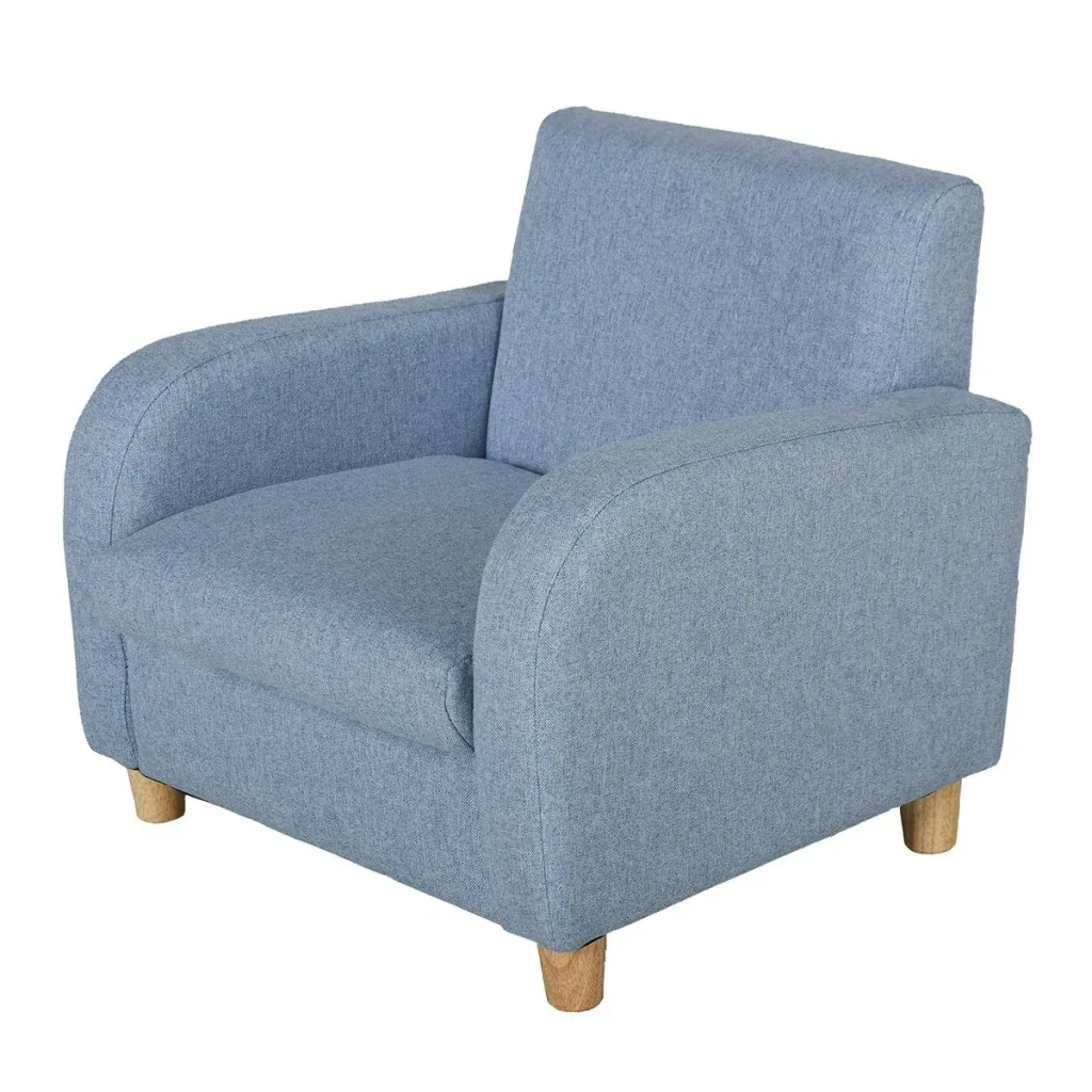 Kindersessel Kindersofa mit dickem Schaumstoff und dicken Sitzkissen Kindercouch Stuhl Liegesofa mit Anti-Rutsch-Füßen