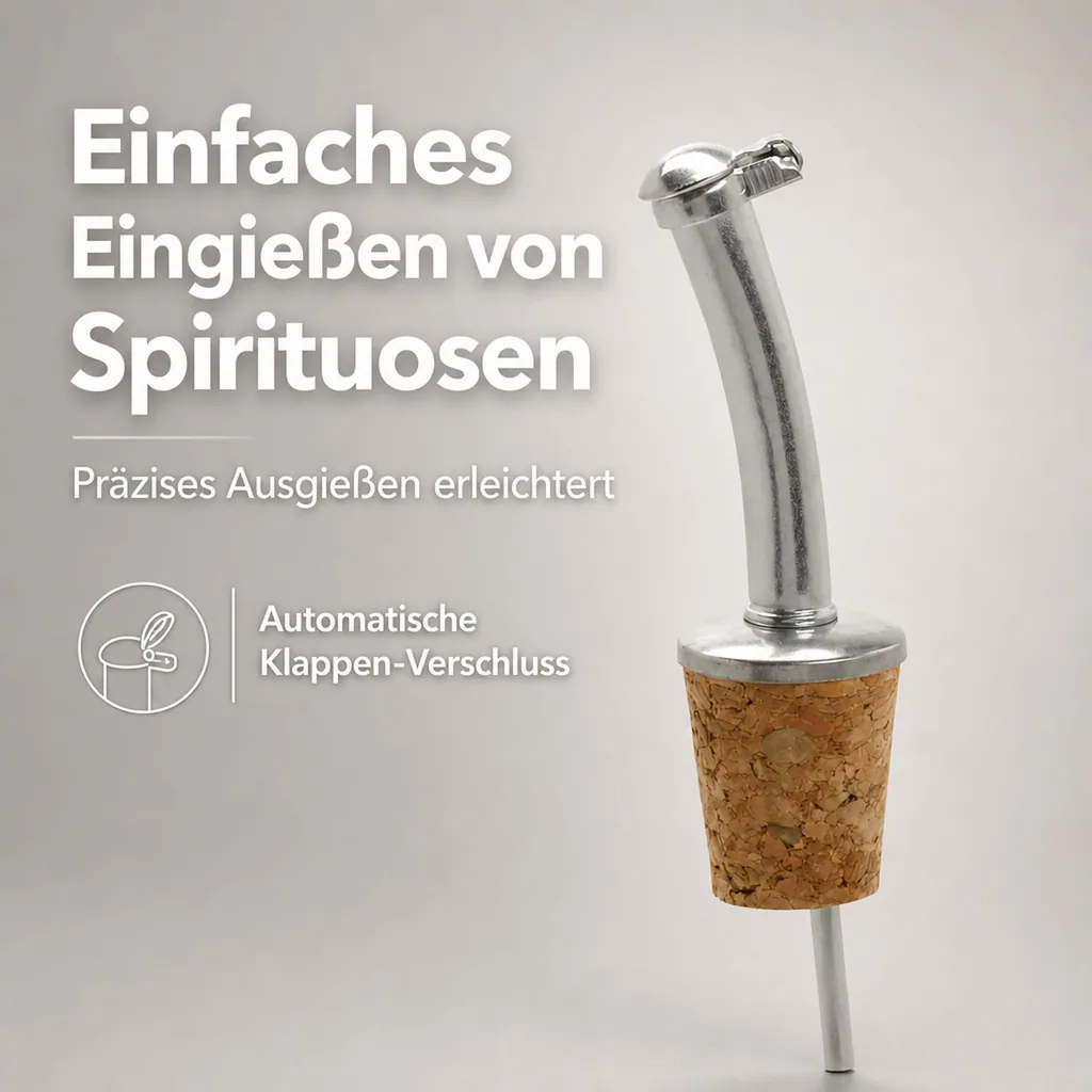Flaschenausgießer, Ausgießer für flaschen mit Klappe - LINEAR CAP